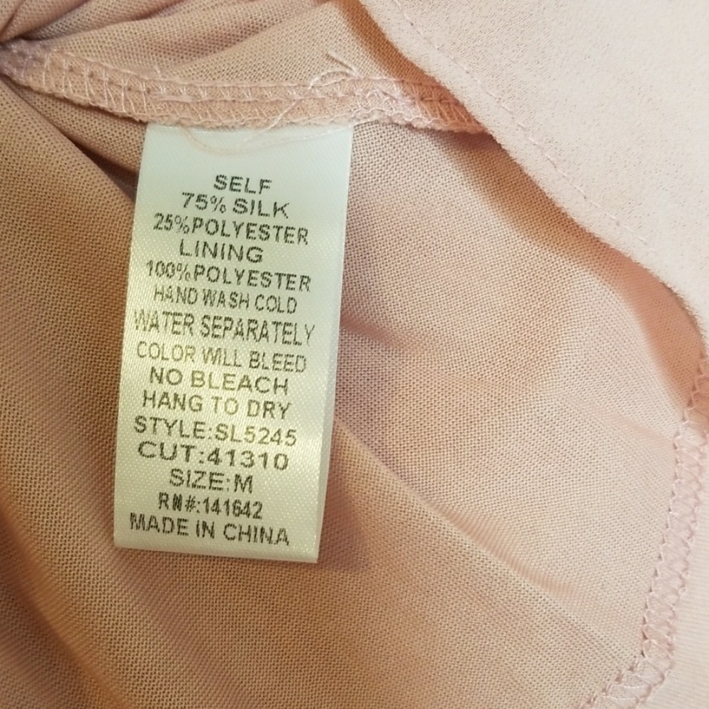 Dusty Rose Flowy Off the Shoulder Blouse NWT - Picture 7 of 8